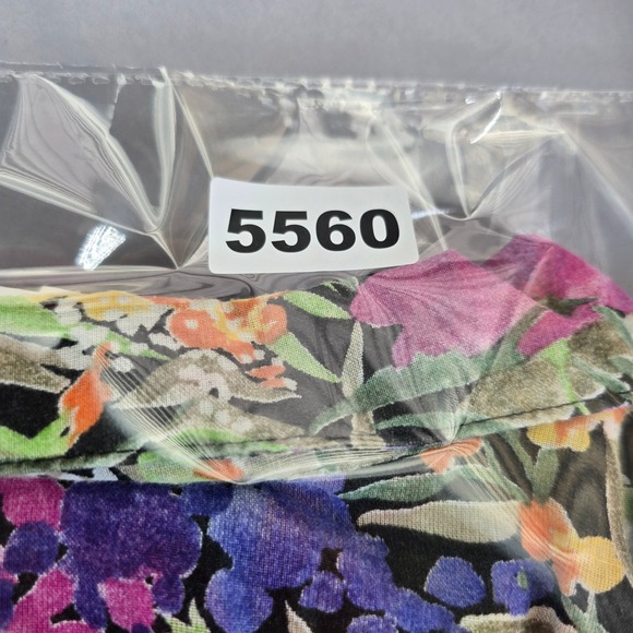 VTG Studio Collection Shirt Floral Print Button Down Women's Large Made in USA - Picture 9 of 9